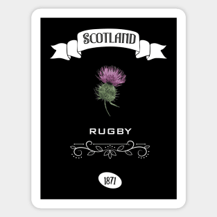 Scotland rugby design Sticker